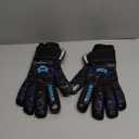 WVVOU Soccer Goalie Gloves for Adults and Youth, High Performance Goalkeeper Gloves with 5 Detachable Finger Saves, Soccer Gloves with 4mm Sticky Latex Palm (6, Black)