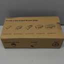 Flemoon Medium Outdoor Electrical Box (11.5x5.2x4 inch), IP54 Waterproof Extension Cord Cover w/6 Cable Entry Ports, Weatherproof Connection Box for Power Strip, Timer, Plug, Holiday Lights, Brown