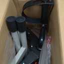 Pedal Exerciser Desk Exercise Bike Leg and Arm Exercise Bike with LCD Monitor Foldable and Porable (Black/Grey)