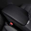 Armrest Cover Compatible with Infiniti QX50 2019-2025/QX55 2022-2025 (Black),Center Console Cover Well-Make Durable Middle Protective Cover for Infiniti QX50 /QX55 Accessories.