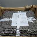 YnM Cotton Weighted Blanket, Handmade Chunky Knitted Design, Soft and Cozy, Temperature Regulating and Breathable, Machine Washable Throw for Sleep or Home Decor (Chocolate Brown, 48x72 Inch, 20lbs)