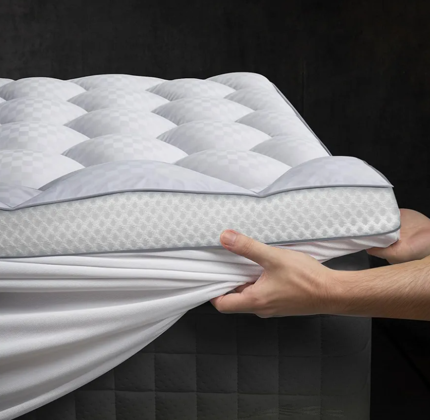 3 Inch Ultra-Fluffy Memory Foam Mattress Topper King for Back Pain, Extra Soft Pillow Top King Mattress Topper with 4X Support, Mattress Pad with Breathable Air Mesh Sides, 6-21'' Deep Pocket 3 Inch Ultra-Fluffy Memory Foam Mattress Topper King for Back Pain, Extra Soft Pillow Top King Mattress Topper with 4X Support, Mattress Pad with Breathable Air Mesh Sides, 6-21'' Deep Pocket