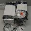 DBF 2 Pack Motion Sensor Outdoor Porch Lights, Dusk to Dawn Outdoor Lighting, Anti-Rust Waterproof Exterior Light Fixture, E26 Sockets & Tempered Glass Black Wall Sconce for House Front Door Garage