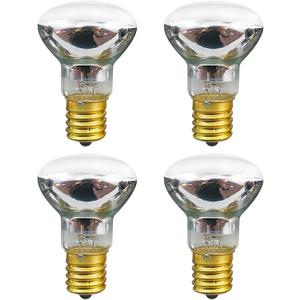 Lava Lamp Bulb 4 Pack 30W E17 R39 Reflector Type Bulb for Lava Lamp,Original Replacement Bulbs for Lava Lamps and Glitter Lamps,2700K Warm White, Dimmable ,Long Lifespan