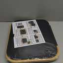 Recycling Bin for Kitchen Indoor Home, Large 26 Gallon 100L Recycle Bin with Lid Removeable Reusable Inner Bag Bottle Can Glass Waste Plastice Stickers,Black