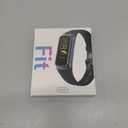 Fitness Tracker with 24/7Heart Rate, Blood Pressure, Sleep Tracking, Calorie, Activity Tracker with 1.1" AMOLED Color Screen, Waterproof Step Tracker for Android iPhones Women Men (Black)