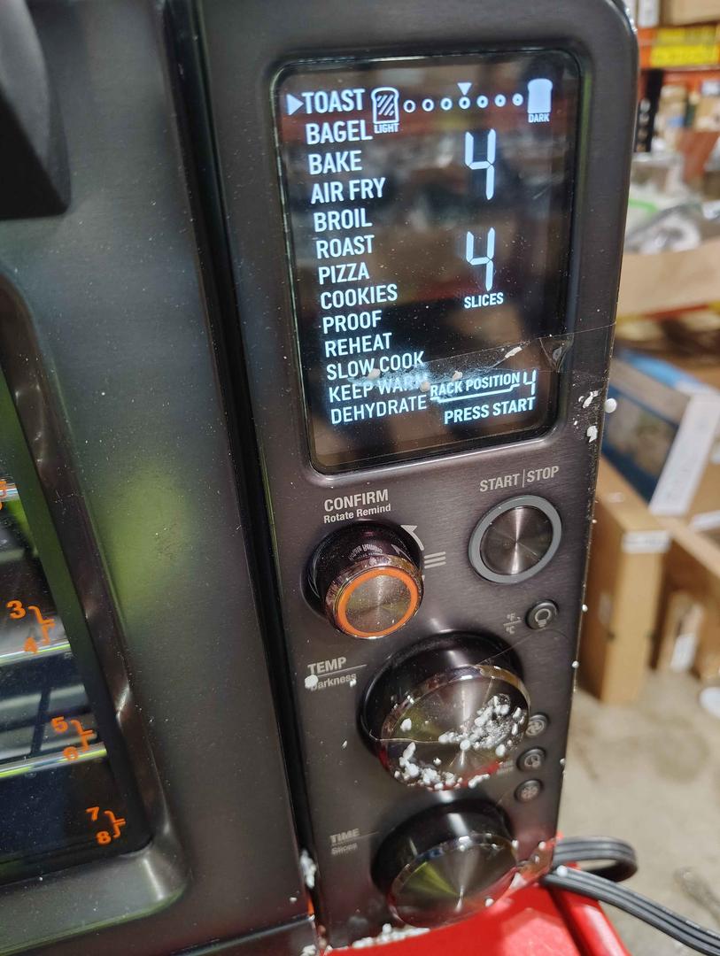 Breville BOV950BST Joule Smart Countertop Oven Air Fryer Pro, Black Stainless Steel
