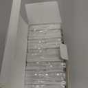 BESTTEN [20 Pack] 1 Gang Screwless Decorator Wall Plate, Midsize Switch Plate, Midway Receptacle Outlet Cover, USWP4 Glossy Off White, H4.88" x W3.11"