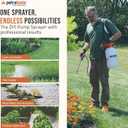 Petratools 2 Gallon Pump Sprayer - HD201 Garden Sprayer for Weeds, Lawn Care & Pesticides - 52" Long Hose, 2 Nozzles & Easy Carry Handle - Durable & Lightweight