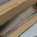 Stainless Steel Litter Box | XL Enclosed Cat Litter Boxes with Lid for Big Cats | High Sided, Anti-Urine Leakage | Non-Stick Bottom & Includes Litter Mat & Metal Scoop (Silver Gray)