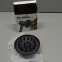 Hair Dryer Diffuser, Attachment for Hair Dryer, Hair Diffuser for Curly Hair, 360 Magnetic Diffuser for HZD&DSON Hair Dryer, Hair Attchment for Women, Black