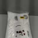 H.VERSAILTEX Patio White Curtains 100x84 Inches for Sliding Door Extral Wide Blackout Curtain Panels Thermal Insulated Room Divider - Grommet Top, 7' Tall by 8.5' Wide