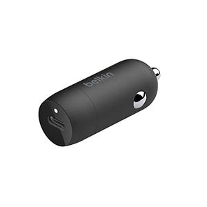 Belkin Boost↑Charge™ 30W Compact Fast Car Charger w/USB-C Power Delivery Port for iPhone 16, 16 Pro, 15, 15 Pro, Galaxy S25, S24, Note, Pixel 9 & More - Black