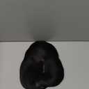 QUEENTAS Black Short Hair Toppers for Women with Thinning Hair 3603D Cover with 5 Clips Hair Pieces Wispy Bangs 6"*6" Large Coverage Men's Toupee(Black/1B)