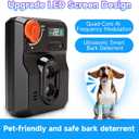 Anti Barking Device for Dogs, Ultrasonic Dog Bark Deterrent Devices, stop barking dog devices- 50Ft Range, 4 modes to suit all types of dogs, Activates Only for Real Barks, Safe Indoor/Outdoor Use