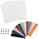 Spbapr Photo Album Self Adhesive Scrapbook Refill Pages for 11x10.6inch Photo Album