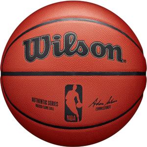 WILSON NBA Authentic Indoor Competition Basketball - Brown, Size 7-29.5"