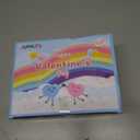 Jumlys Valentines Day Gifts for Kids, 32 Packs Valentines Day Cards with Donut Stress Ball Keychains, Valentine Day Party Favors for Boys Girls, Ideal Exchange Cards for Classroom