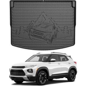 Mixsuper Liner Custom Cargo Liner for Chevy Chevrolet Trailblazer AWD & FWD 2026 2025 2024 2023 2022 2021 Custom Fit Car Trunk Mat (Only Fit Cargo in Upper Deck Position)