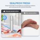 Portable Handheld Vacuum Sealer for Food Preservation, Cordless Vacuum Sealer Mini Sealer + 35 Reusable Sous Vide Bags