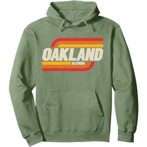 Oakland California CA City Vintage Pullover Hoodie Size XL