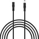 SIM&NAT 20AWG 10Ft 2.1mm x 5.5mm Male to Female DC Extension Wire Power Jack Adapter Barrel Plug Cable, Extension Wire for CCTV Security Camera, DVR, HDVD, LED Strip Light, Low Voltage Application