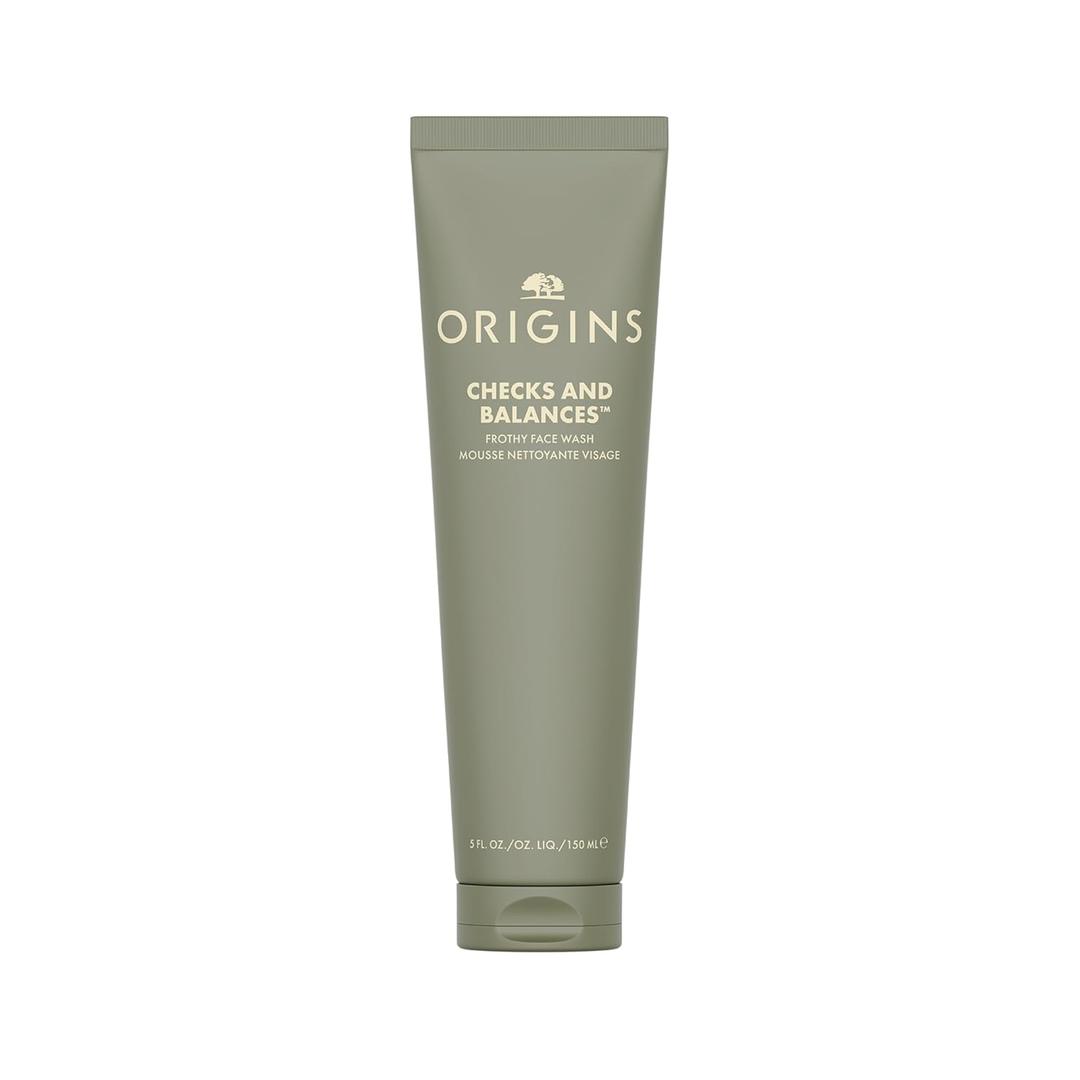 Origins Checks and Balances Frothy Face Wash | Gentle Face Cleanser for All Skin Types | With Mint