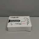 morvally Short Straight Bob Wig Heat Resistant Hair with Blunt Bangs Natural Looking Cosplay Costume Daily Wigs (14", 2# Black)