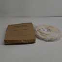 Bell Lamp Shades Set of 2, Cream Fabric Lampshades Medium Shade Replacement, 6"Top x 13"Bottom x 10"High, Natural Linen Hand Crafted(Spider Fitter), Harp Holders Included, Easy Assembly Required