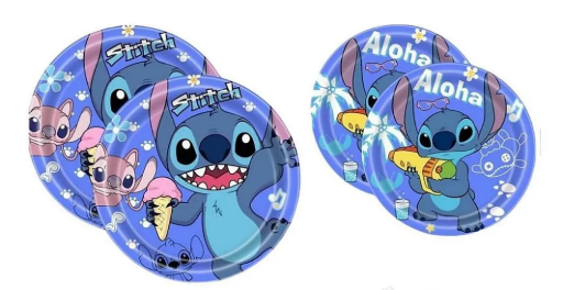 New Stitch Party Supplies,Birthday Decorations Set Include Banner, Balloons, Stickers, Hanging Swirls, Cake Cupcake Toppers, Tablecloth for Boys Girls Stitch Theme Party (Style 2)