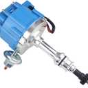 JDMON Compatible with HEI Complete Ignition Distributor 65k Coil 7500RPM BBF Ford Big Block 351C 351M 400M 429 460 Blue Cap 1046013 PE332U JM6506BL