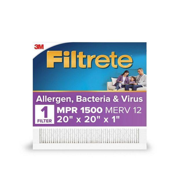 Filtrete Allergen Bacteria and Virus Air Filter 1500 MPR Pack of 2