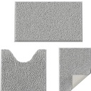 Bathroom Rugs Set 3 Pieces Extra Soft and Absorbent Shaggy Bath Rugs, Chenille Bathroom Mats, Non-Slip Plush Carpet Runner, Bathrooms Set with Toilet Rugs, Perfect Bath Mats for Bath Tub, Shower
, 1-19x23,2-16x23,3-20x30