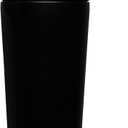 Corkcicle Cold Cup Insulated Tumbler with Straw - Keeps Drinks Cold for 12 Hours - Triple-Insulated Stainless Steel - Leak-Resistant Lid - Summer Drinkware Gift - 24 oz - Matte Black