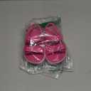 WUROSO Toddler Buckle Sandals Open Toe Water Sandal with Adjustable Back Strap for Boys Girls Rosered, 5