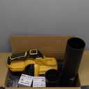 Leaf Blower Cordless,650 CFM & 160 MPH Electric Cordless Leaf Blower with 2 * 4.0Ah Batteries & Noise-Reduction Ear Muffs,3 Speed Powerful Blowing Ideal for Lawn Care, Blowing Leaves, Dust, Snow (Yellow)