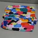 Tempt Me Women One Piece Swim Dress One Shoulder Swimsuit with Skirt Tummy Control Swimdress Bathing Suit (Color Block)