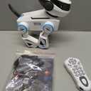 Remote Control Robot Dog Toys for Kids - Interactive Programmable RC Puppy with LED Eyes, Music & Dance, Touch & Bluetooth Speaker,USB Rechargeable Robotic Dog, Gifts for Boys & Girls Ages 3-12 (White)