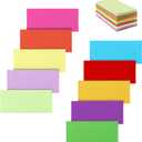 Granhoolm 50 Pack Colorful Envelopes #10,Envelopes Letter Size,#10 Business Envelopes,Envelope Self Seal for Business,Office Checks,Letter,Mailing Invoices,Invitation(4.13 x 9.49 in) (Multicolor)