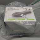 Smooth Triple Fusion Back Massager, with Heat, Vibration & Lumbar Traction Deep Tissue Lumbar Pillow for Lower Back Pain Relief, Relaxation for Home, Office Corded Electric (Dark Gray）