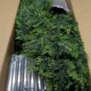 Chillchard Two 5ft Artificial Plants Topairy Faux Cedar Trees for Outdoor Planters, 60IN Tall Fake Pine Bushes UV Resistant Large Potted Shrubs for Front Porch Dcor