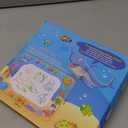 Water Doodle Mat - Kids Painting Writing Color Doodle Drawing Mat Toy Bring Magic Pens Educational Toys for Age 3 4 5 6 7 Year Old Girls Boys Age Toddler Gift (Ocean)