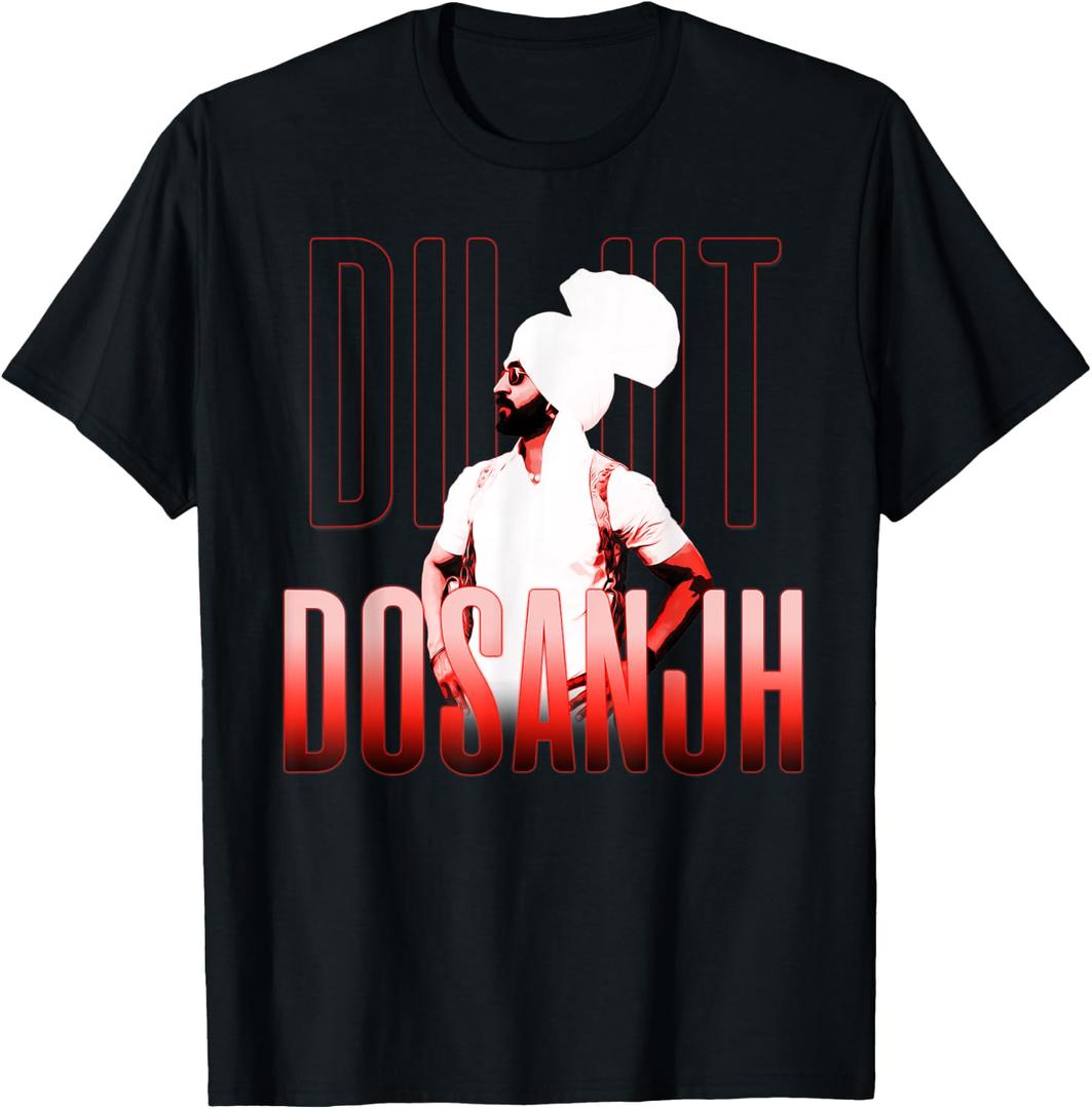 DILJIT | Punjabi Singer | Desi Apparel | Punjabi T-Shirt L Black