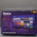 Roku Smart TV 2026 – 24-Inch Select Series, 720p HD TV – Roku TV with Voice Remote – Flat Screen LED Television with Wi-Fi for Streaming Live Local News, Sports, & Movies – Bluetooth Headphone Mode