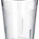 Carlisle FoodService Products Stackable Tumbler Plastic Tumbler for Restaurants, Catering, Kitchens, Plastic, 5.2 Ounces, Clear, (Pack of 72)