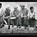 Buyartforless Framed Men ATOP a Skyscraper Steel Beam Lunchtime ATOP NYC by John C Ebbets 60x21 Photographic Art Print Poster, 60"L x 20"W
