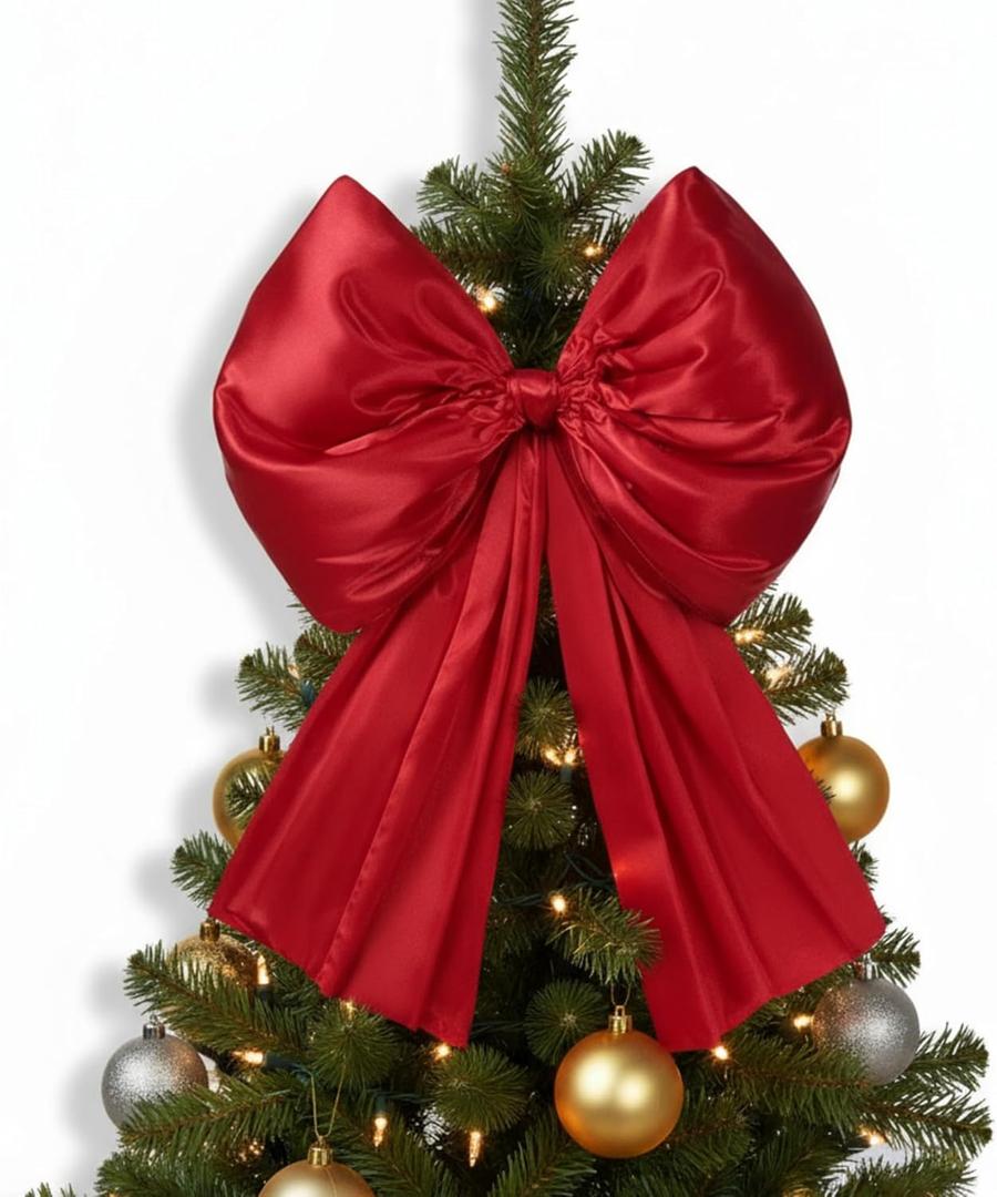 Daifunli 32 x 41 Inches Extra Large Red Satin Bows for Coquette Room Decor Giant Bow Birthday Party Decorations for Home Wall Valentine's Spring Wedding Baby Shower Party Decor