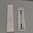 Missair Thin Band Compatible with Apple Watch 38mm 40mm 41mm 42mm 44mm 45mm 46mm 49mm for Women, Slim Bracelet Designer Dressy Stainless Steel Metal Strap for iWatch Series 11 10 9 8 7 6 5 4 SE Ultra (Gold)