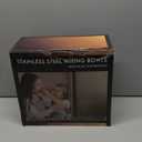 Mixing Bowls with Airtight Lids Set, 26PCS Stainless Steel Khaki Bowls with Grater Attachments, Non-Slip Bottoms & Kitchen Gadgets Set, Size 7, 4, 2.5, 2.0,1.5, 1QT, Great for Mixing & Serving