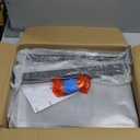 Side Table Sofa Tray for Couch Heavy Metal Base Swivel/Adjustable Height, Sofa Bed Bathroom Study TV Tray C Shaped End Table Food Snack Trays for Eating (11.8*15.7 in, Brown)